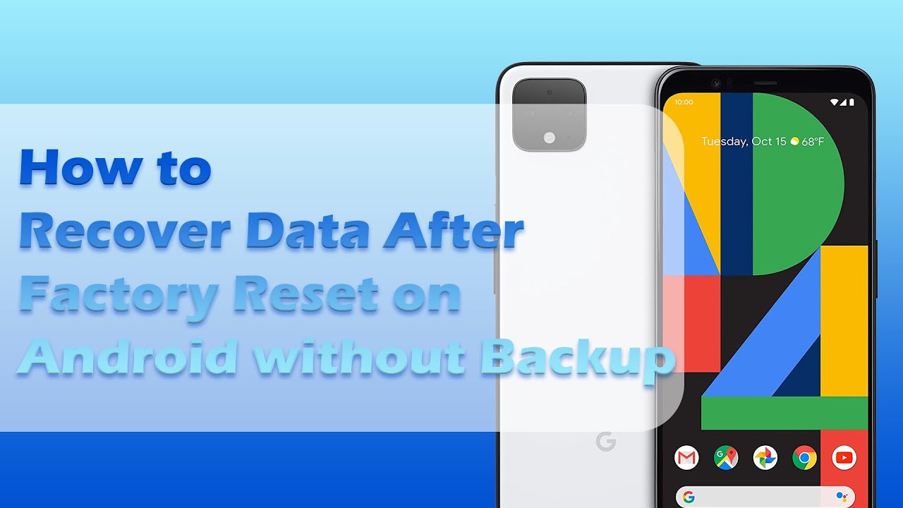 Recover Data after factory reset