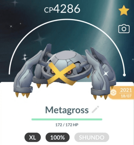 metagross with highest cp 4286