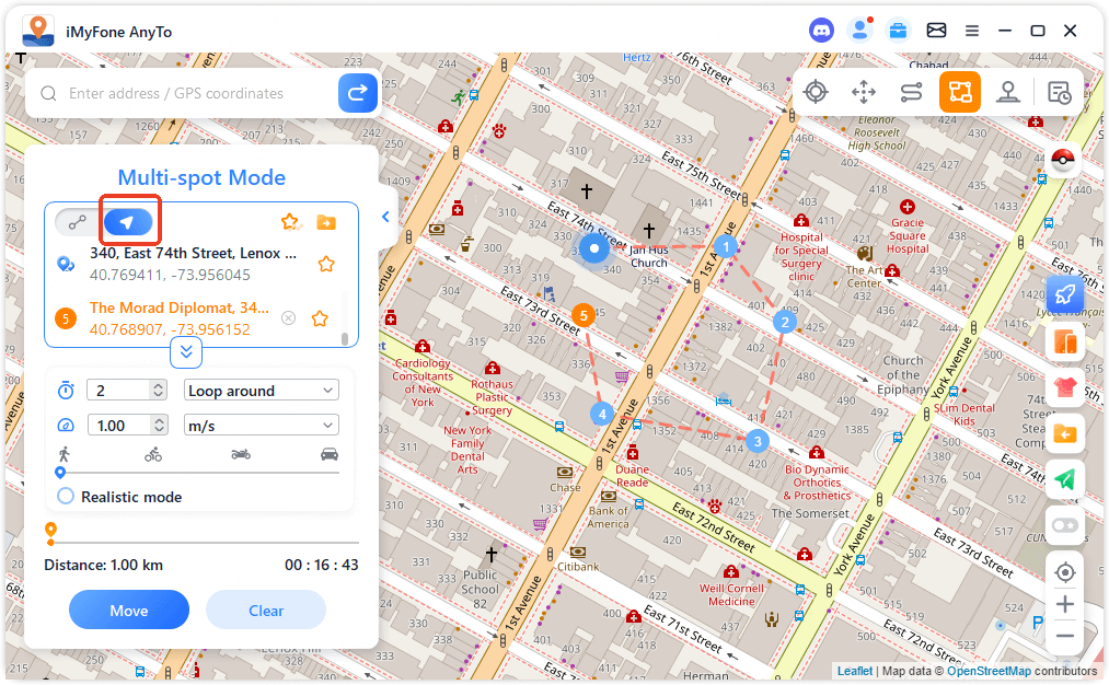 multi spot mode 1