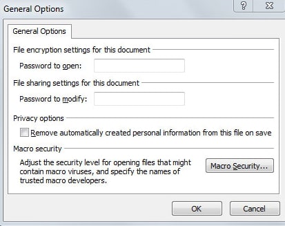 password to modify powerpoint