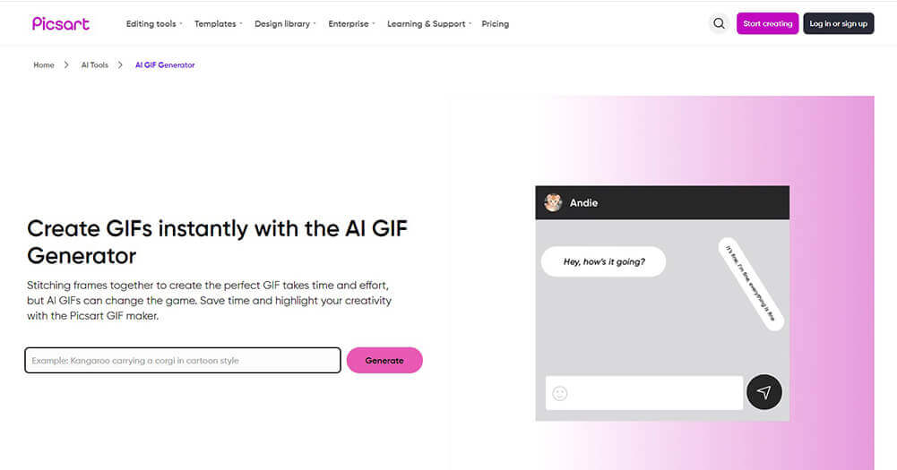 pisctart ai gif maker
