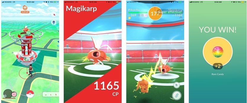 earn pokemon go rare candy through raid battles