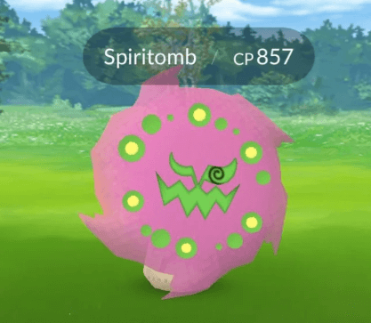 top 5 rarest pokemon in pokemon go spiritomb