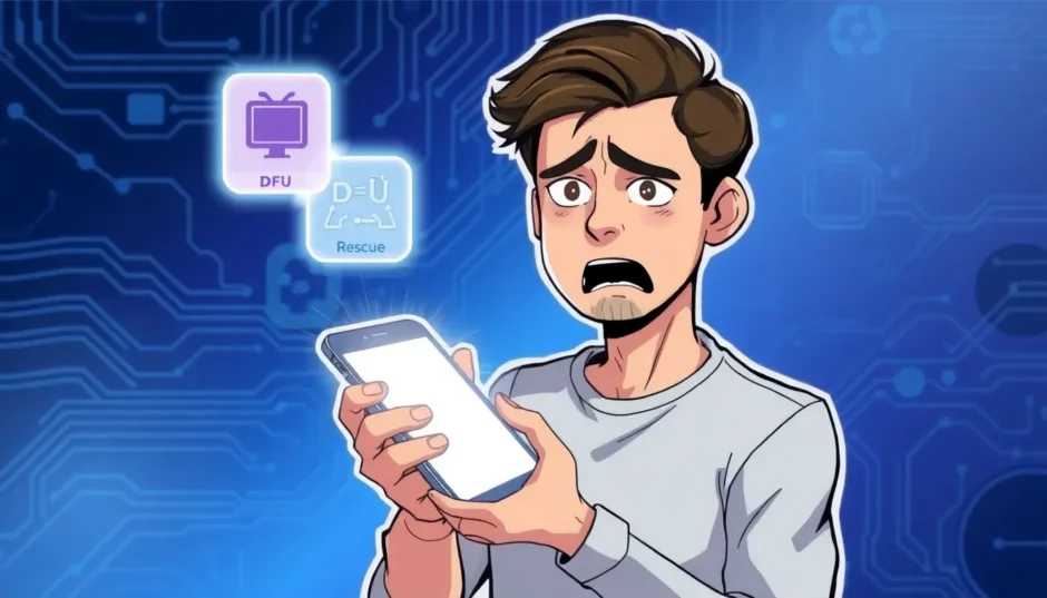 iPhone Recovery Mode & DFU Mode: Fix Stuck Apple Logo Easily
