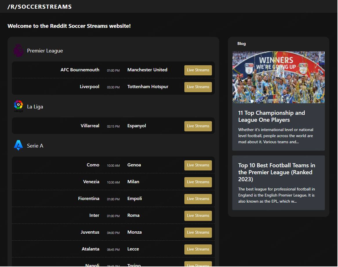 reddit soccer streaming site