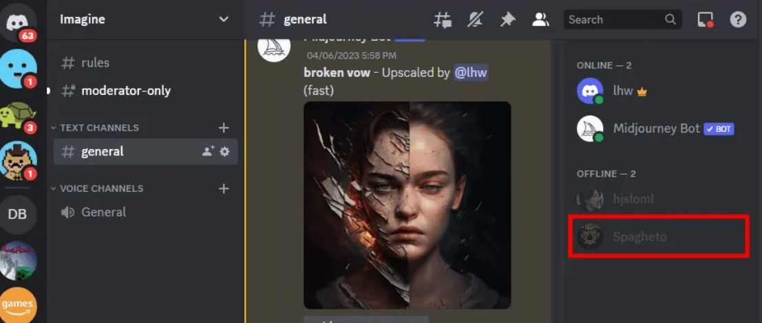 reduce members of discord community