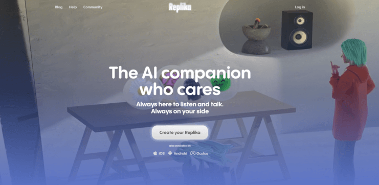  Replika official website 