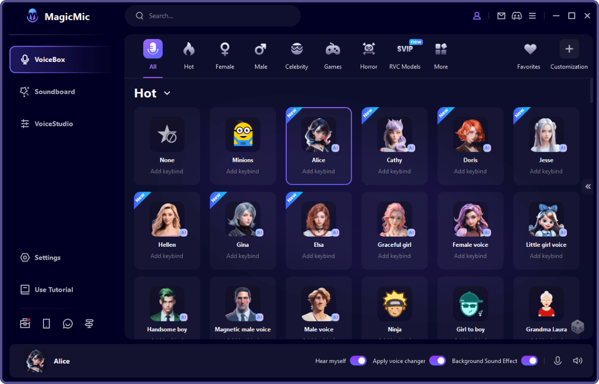 choose tool box on magicmic