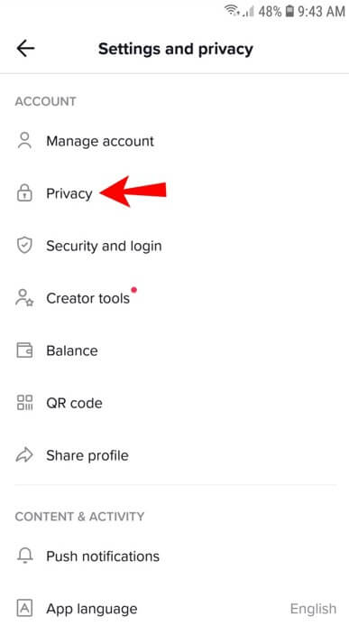 select Privacy