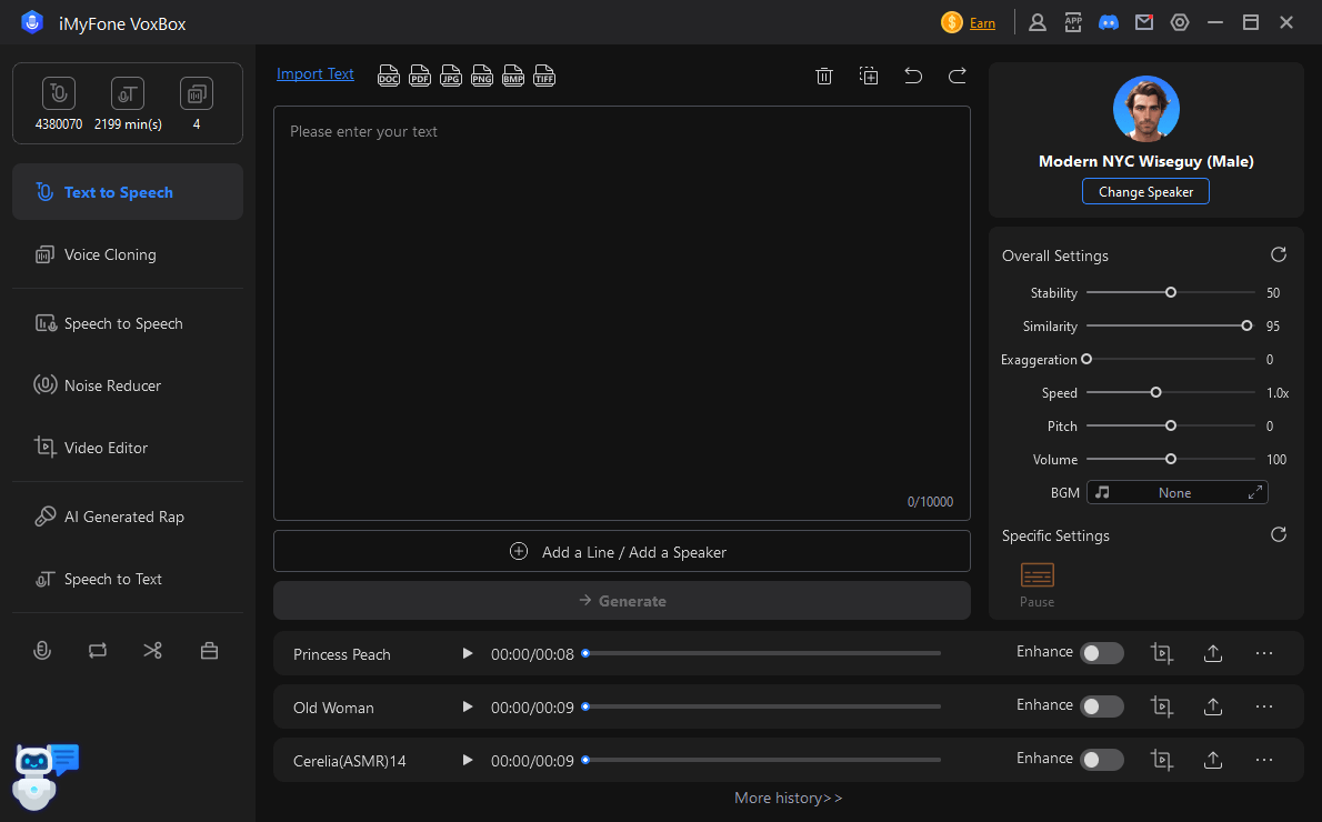 choose wiseguy voice on voxbox