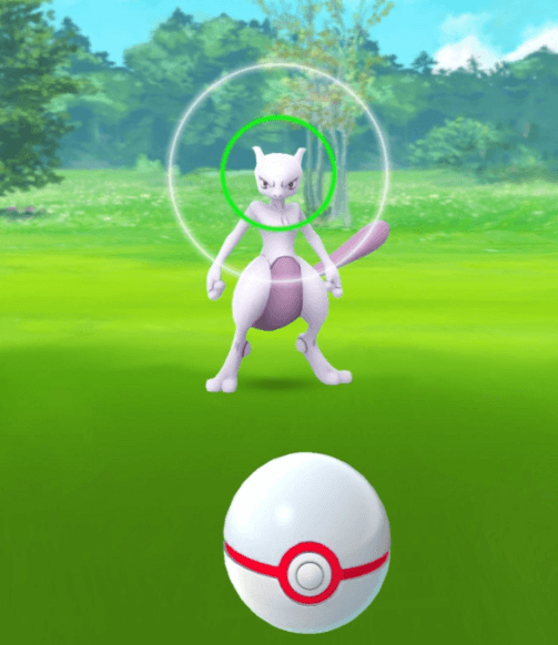 throw excellent curveball throws to catch mewtwo