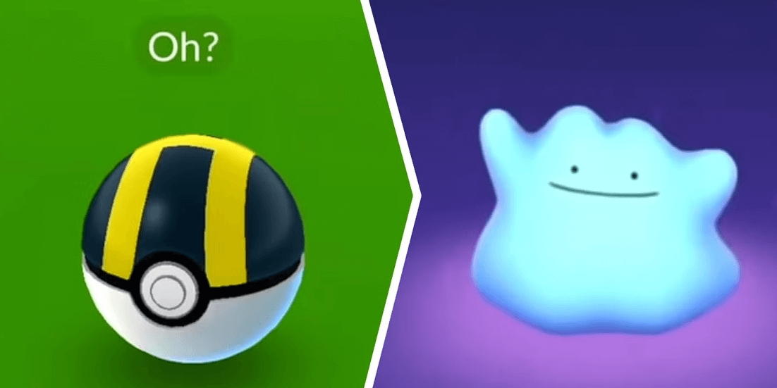 throw great or excellent throws to catch ditto pokemon go