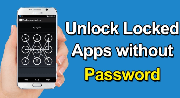 how to unlock app lock password if forgotten