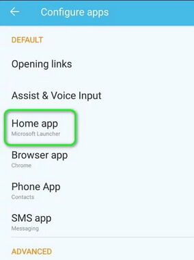 use your stock launcher