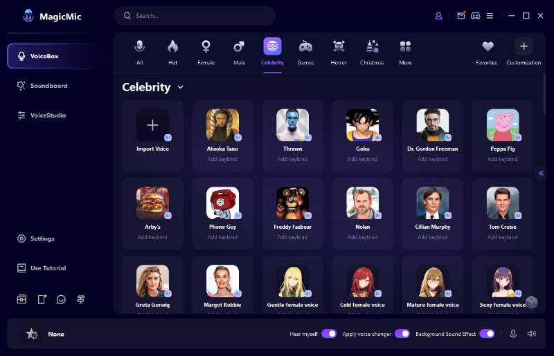 mandela catalogue voice changer