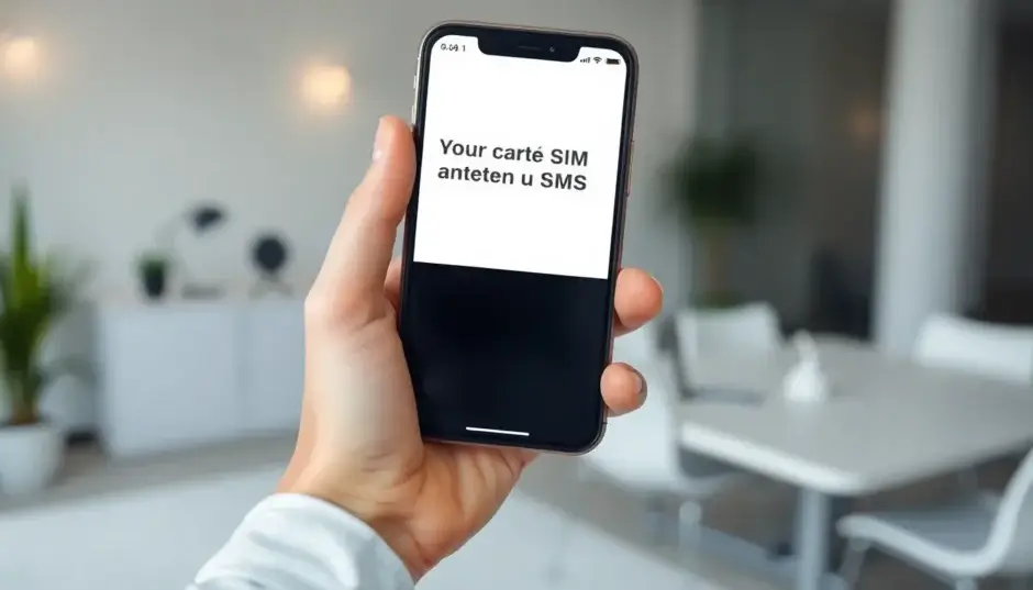Votre carte SIM a envoyé un SMS ? Comprenez et résolvez le problème !