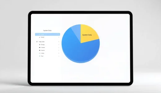iPadのシステムデータを削除して容量を増やす方法｜動作を軽くする7つの手順