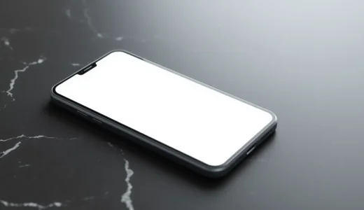 Androidスマホの画面が真っ白で動かない！焦らず試したい原因と解決法まとめ